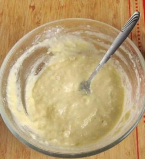 Цветная капуста в кляре с сыром на сковороде