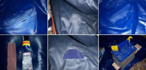 Как заклеить плавательный матрас. Выбор клея 07