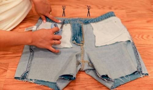 Как уменьшить размер джинсов в домашних условиях. В бёдрах 17