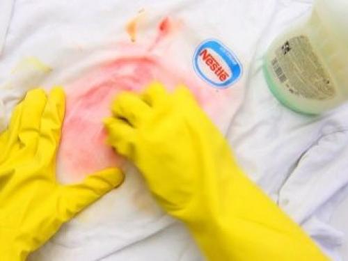 Как оттереть акриловую краску с одежды. Как избавиться от свежего пятна? 06