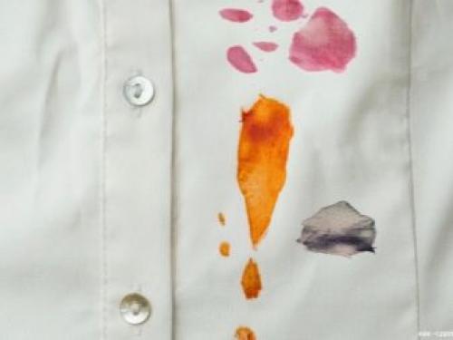 Как оттереть акриловую краску с одежды. Как избавиться от свежего пятна? 05
