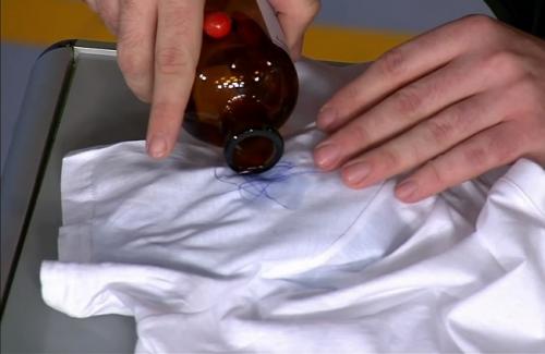 Как вывести ручку с белой одежды. Как отстирать ручку с белой рубашки