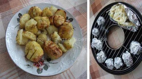 Рецепты на сковороде-гриль-газ. 