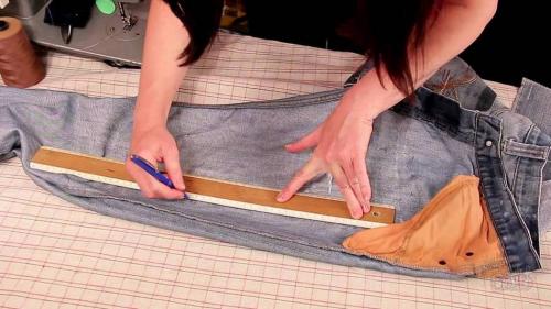 Как правильно ушить джинсы по бокам. Способы ушивания