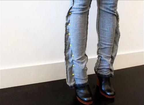 Как ушить джинсы в талии вручную. Алгоритм работы