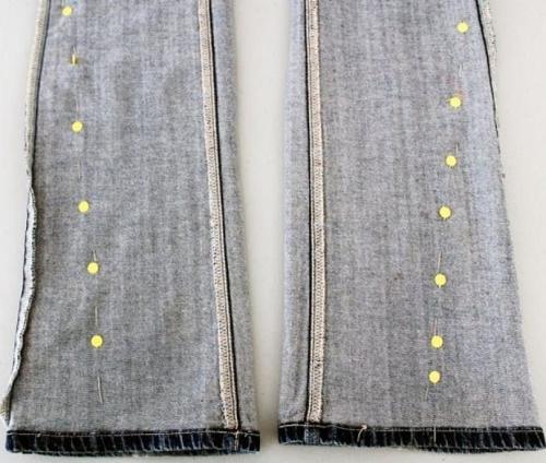 Как ушить джинсы в талии вручную. Алгоритм работы