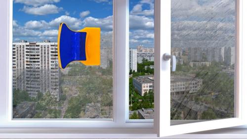 Мытье окон в квартире. Сквидж 05 Мытье окон в квартире. Сквидж 05