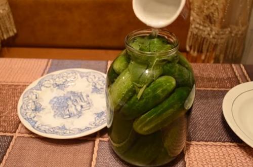 Как сделать соленые огурцы на зиму в банках самый простой способ. Хрустящие соленые огурцы холодным способом. Рецепт на 3 литровую банку