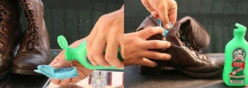 Как разносить узкие туфли. Горячий способ 09