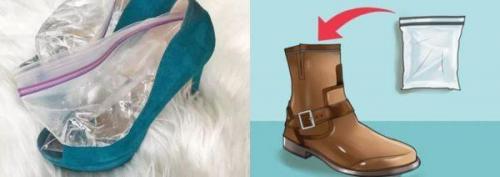 Как разносить узкие туфли. Горячий способ 08