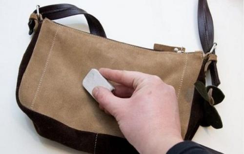 Чем почистить замшевую сумку от загрязнений. Народные средства