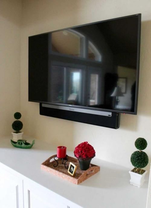 На какой высоте вешать телевизор на стену в спальне 32 дюйма. Уместен ли телевизор в спальне