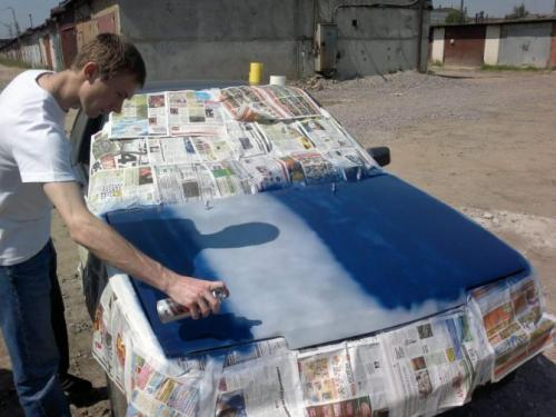 Растворитель для переходов в баллончике, как пользоваться. Покраска авто с переходом баллончиком своими руками