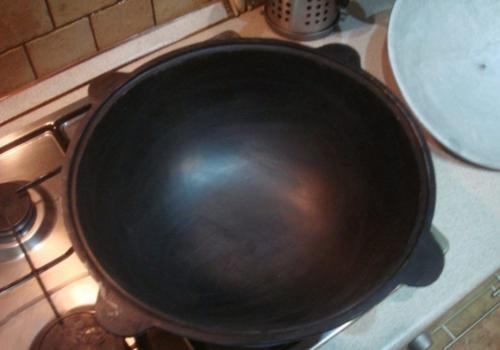 Как обжигать казан в первый раз. Как правильно обжечь новый казан