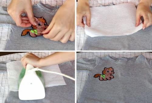 Как сделать термонаклейку на одежду в домашних условиях. Как приклеить заплатку утюгом