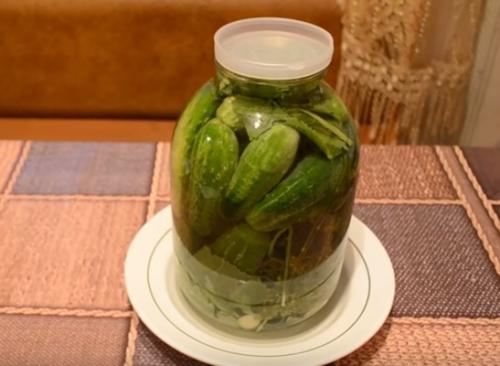 Как сделать соленые огурцы на зиму в банках самый простой способ. Хрустящие соленые огурцы холодным способом. Рецепт на 3 литровую банку