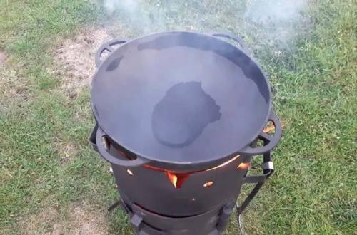 Как обжигать казан в первый раз на костре. Варианты, как обжечь новый чугунный казан