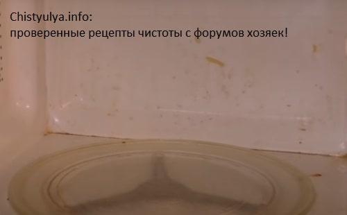 Как отмыть микроволновку от нагара и старого жира внутри в домашних условиях. Как легко почистить микроволновку: простейшие способы