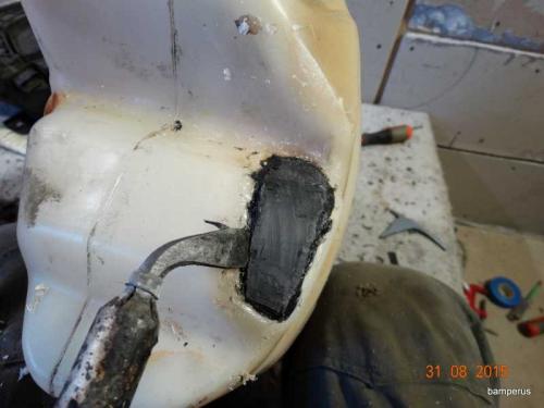 Чем лучше заклеить расширительный бачок автомобиля. Ремонт расширительных бачков авто ипр.. 6 года 11 мес. назад #84