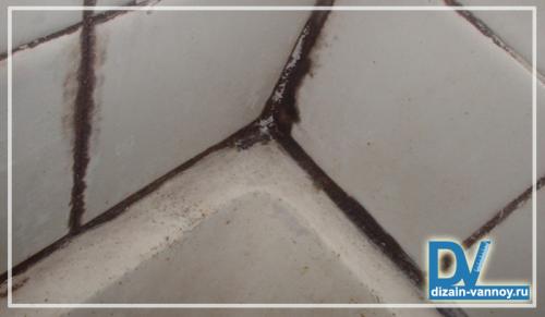 Швы между плиткой в ванной почернели, что делать. Как почистить швы в ванной? Эффективные методы и средства