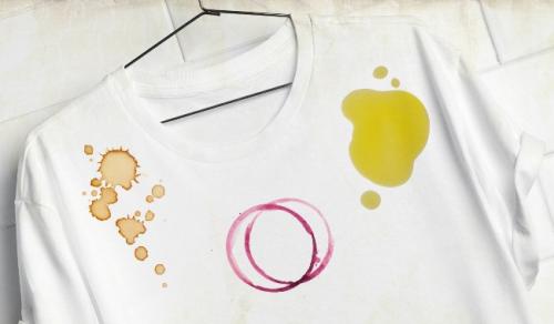 Как вывести жирное пятно с футболки. Как отстирать футболку от жирных пятен без повреждения цвета