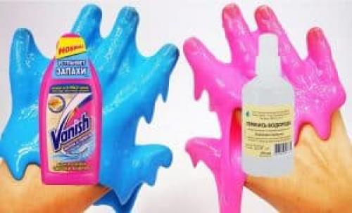 Какие вещества могут вызвать появление слайма на одежде. Как отстирать слайм с одежды