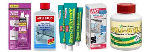 Как убрать силикон с чулок. Чем удалить силиконовый герметик