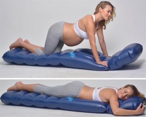 Надувной матрас для беременных. Матрас с дыркой для живота для беременных