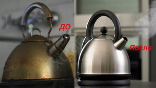 Чем отмыть чайник из нержавейки снаружи. Как почистить чайник: народные способы