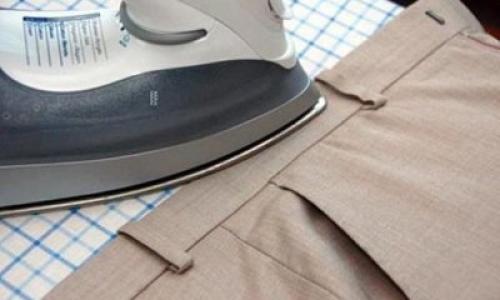 Как гладить стрелки на женских брюках. Пошаговая инструкция глажки после стирки с фото для начинающих