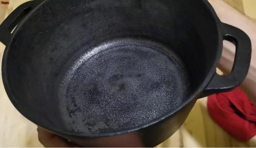 Окислился казан, что делать. Воронение чугунного казана